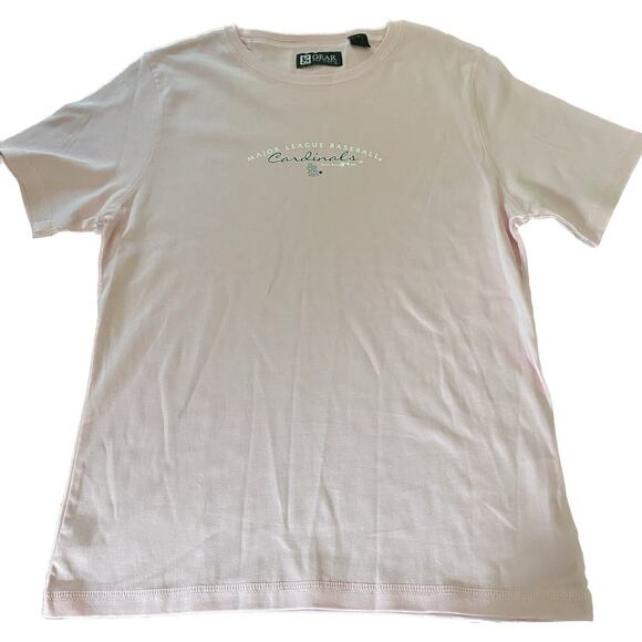 St. Louis Cardinals MLB 2007 Pink Women's Short Sleeve Shirt Medium Baseball - Picture 2 of 8